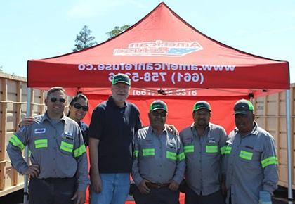 Supervisor David Couch at the Shafter Bulk Item Event